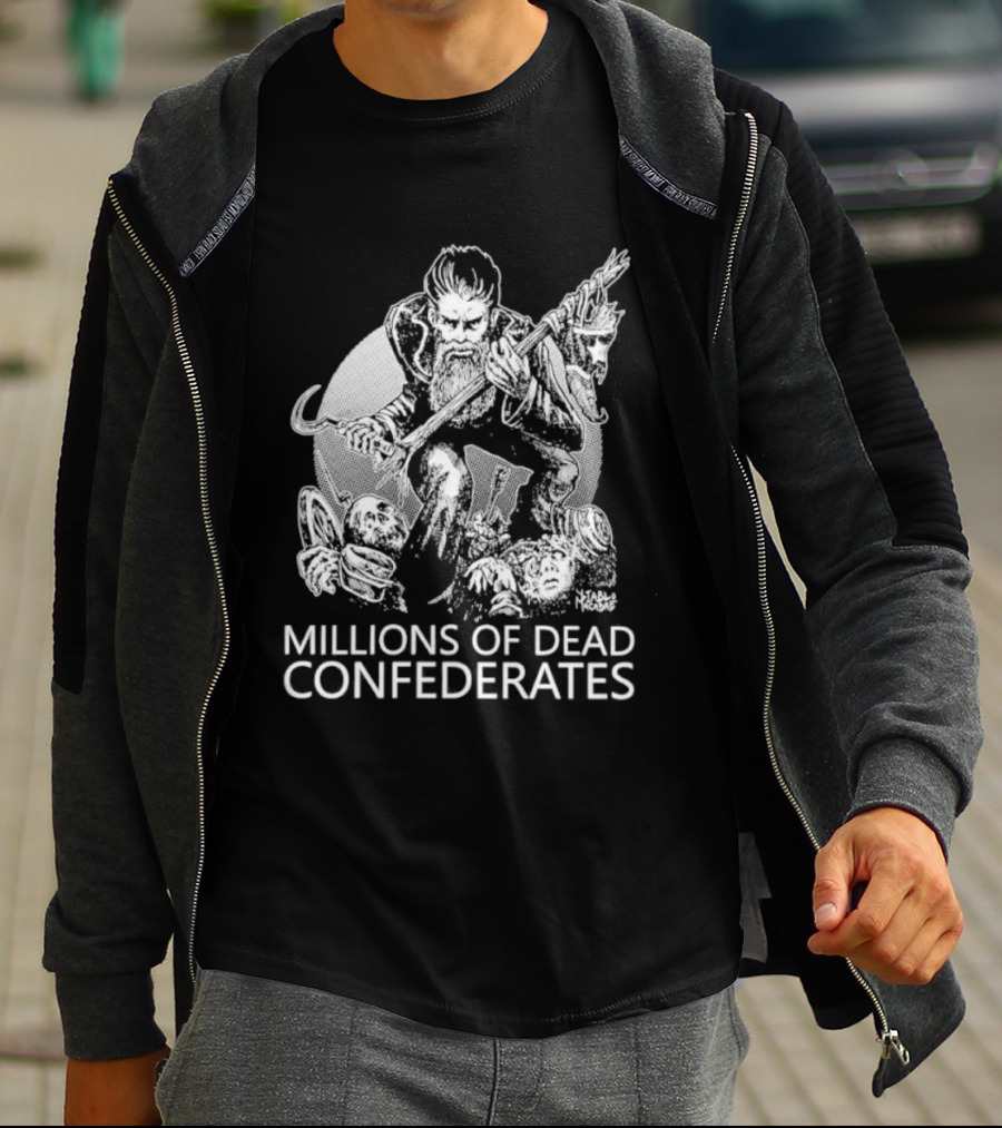 Millions Of Dead Confederates Leftöver Crack Band Artillery Image T-Shirt