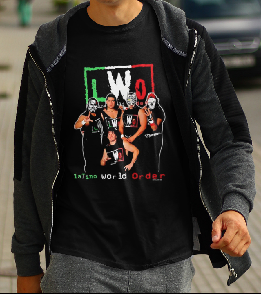 LWO Latino World Order Pro Wrestling Group Iconic 90s Wrestling Style T-Shirt