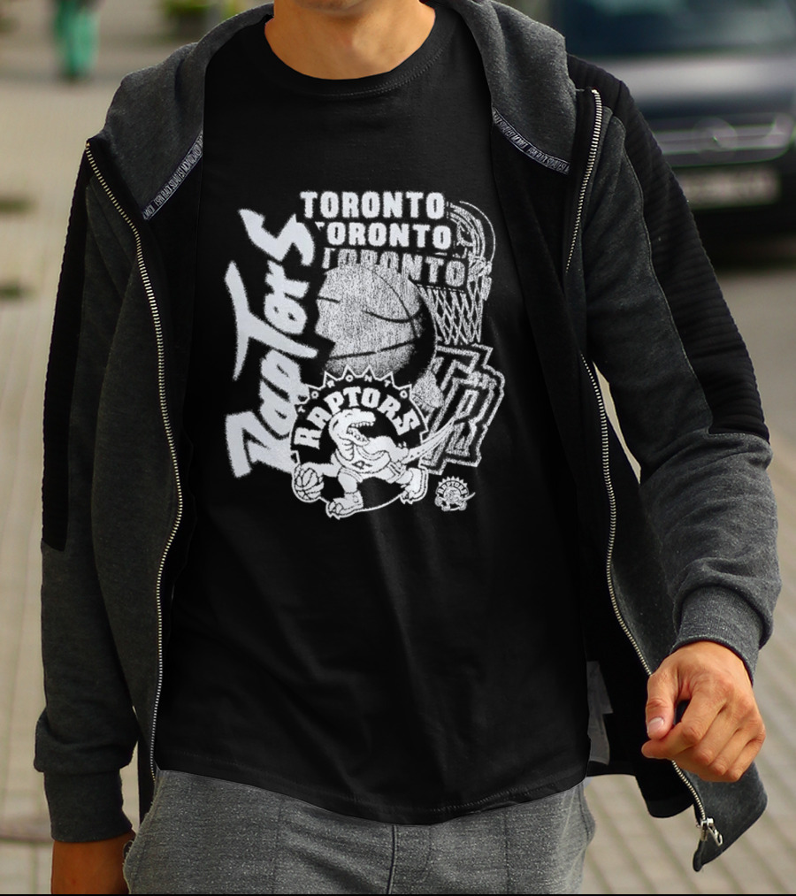 Toronto Raptors We The North Classics Overlap 1995 Basketball T-Shirt