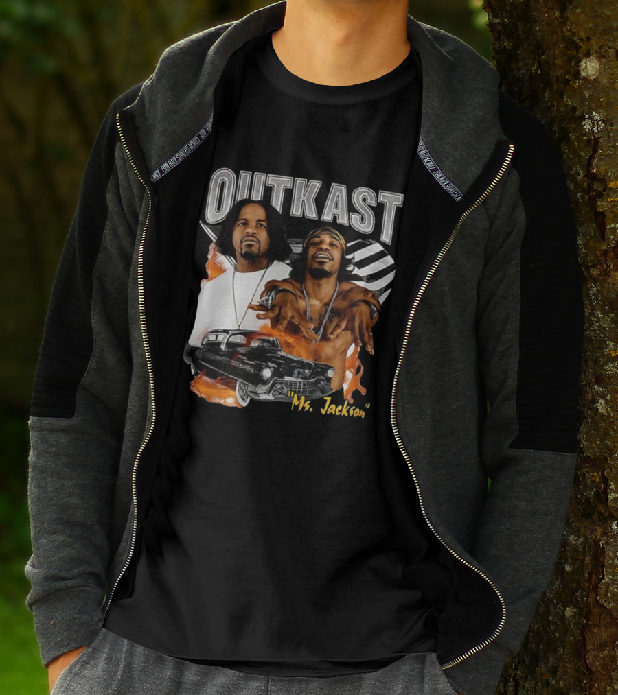 Outkast Ms. Jackson Classic Car Music Icon Tribute T-Shirt