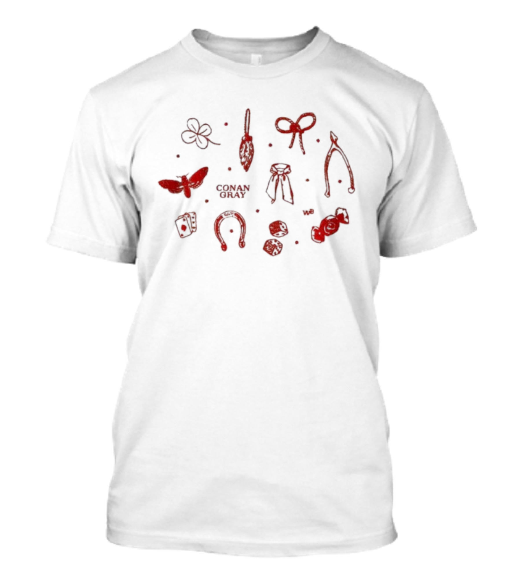 Conan Gray Knick-Knack Charms And Symbols Collection T-Shirt