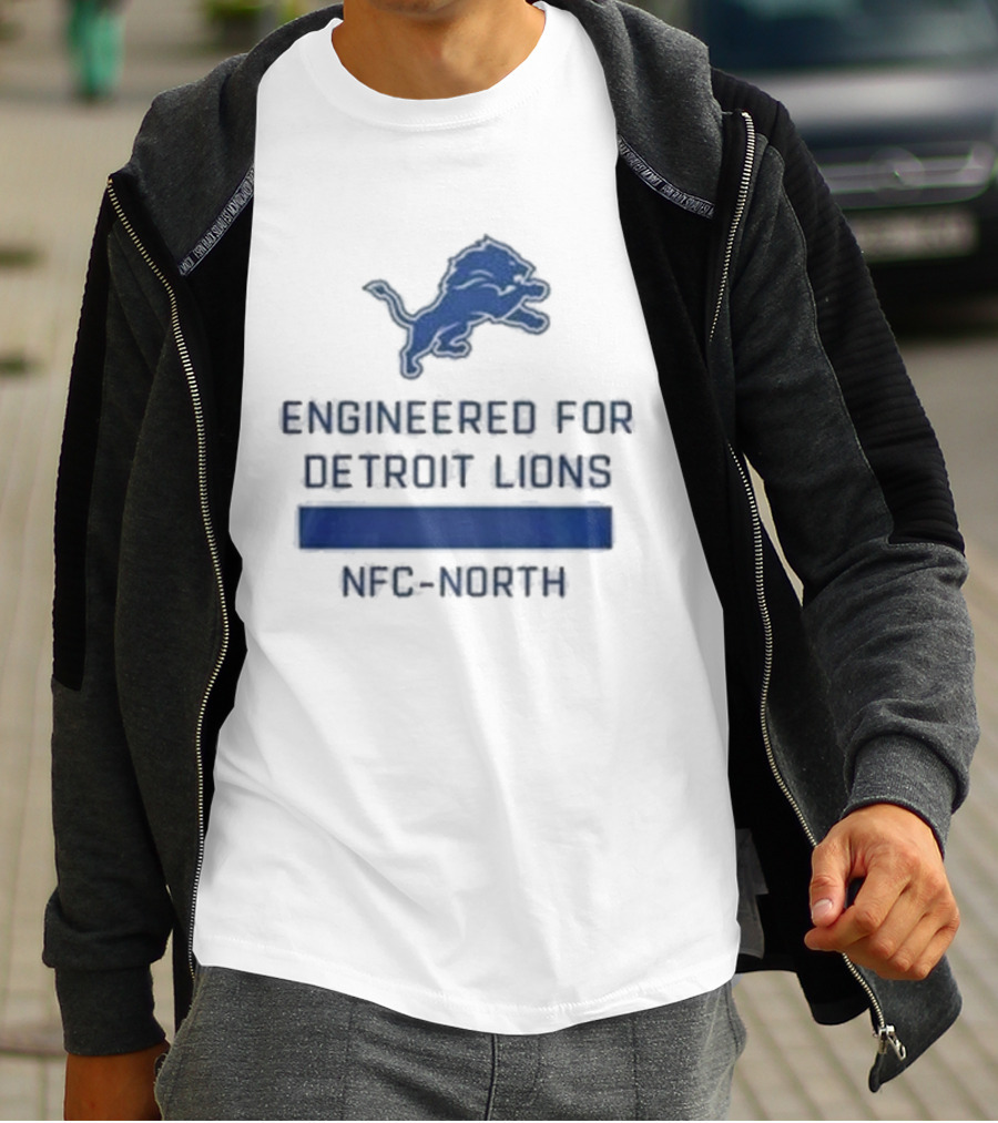 Engineered For Detroit Lions NFC-North T-Shirt