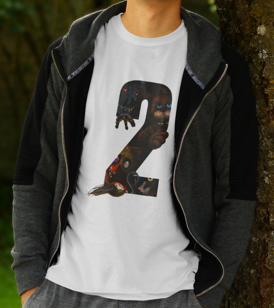 Five Nights At Freddy's 2 Character Collage Animatronics T-Shirt