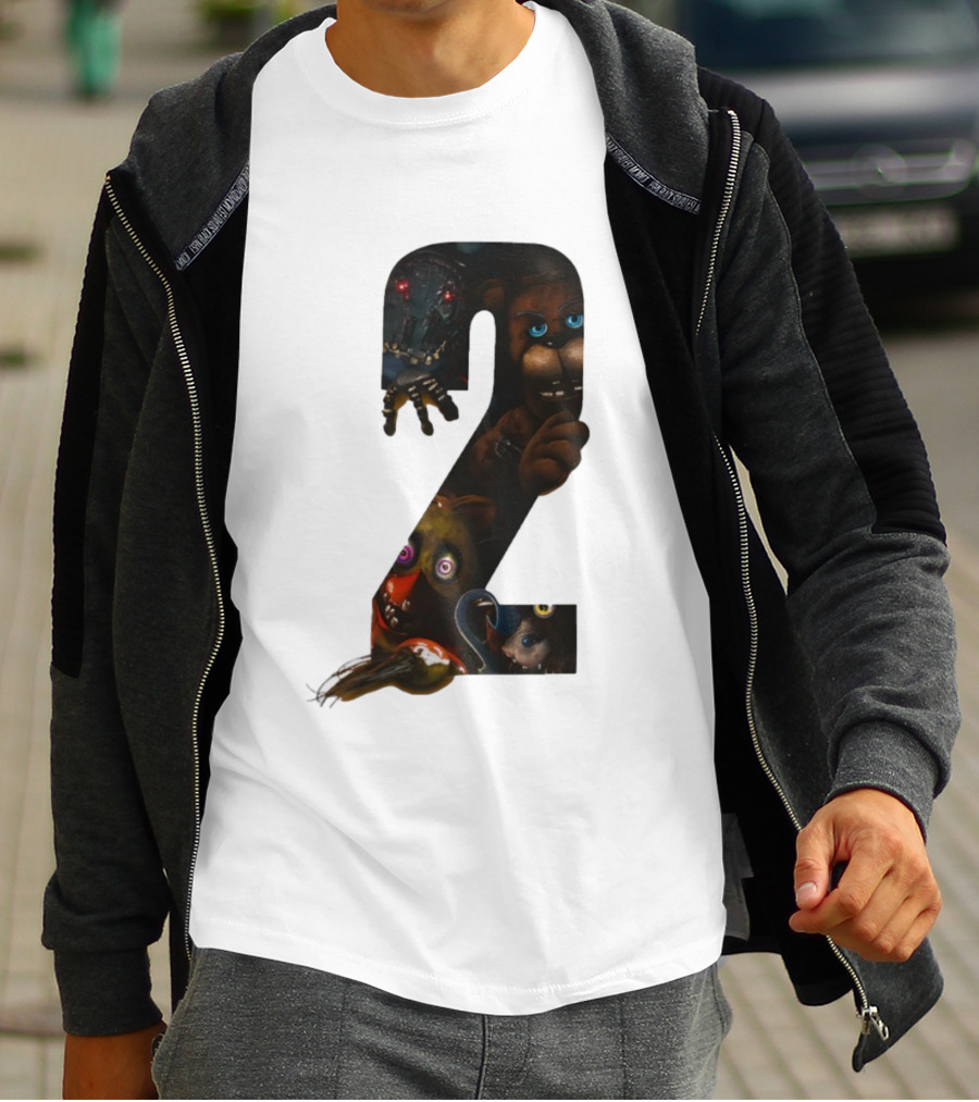 Five Nights At Freddy's 2 Character Collage Animatronics T-Shirt