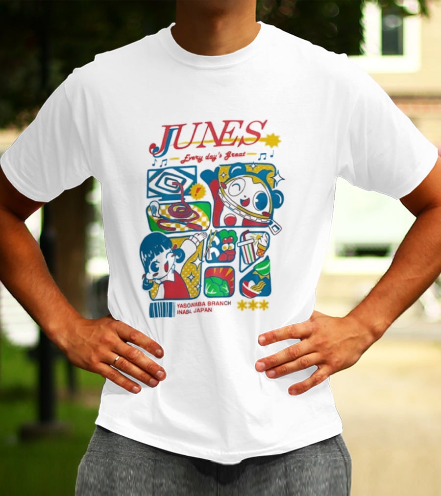 June’s Every Day’s Great Yasoinaba Branch Inaba Japan Persona Inspired Visuals T-Shirt