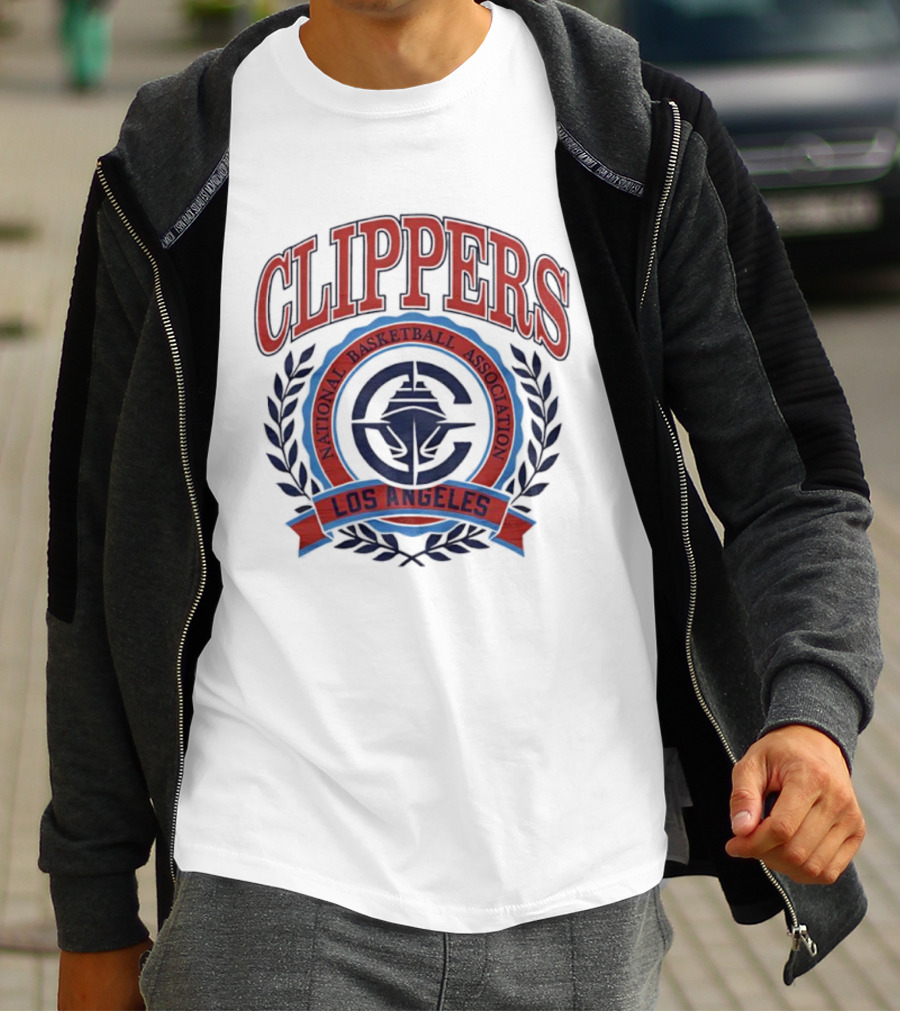 Los Angeles Clippers National Basketball Association Crest Clippers T-Shirt