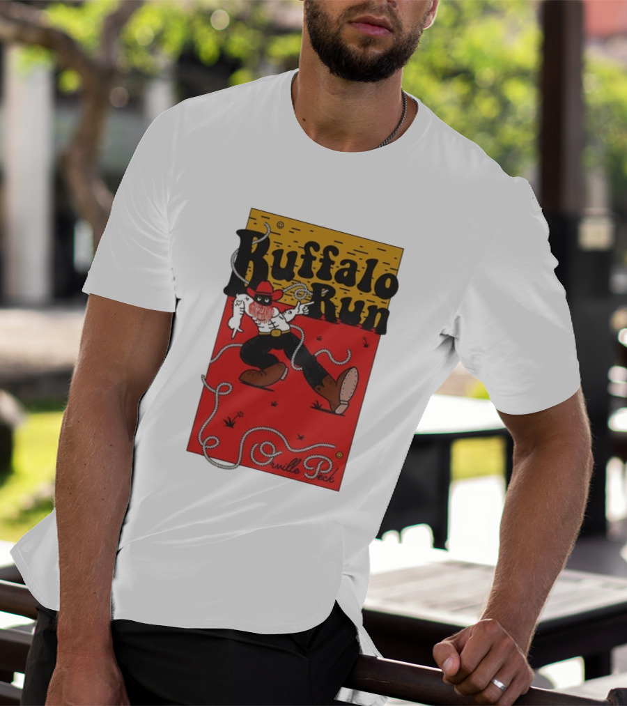 Buffalo Run Orville Peck Rope Cowboy Red Hat Boots T-Shirt