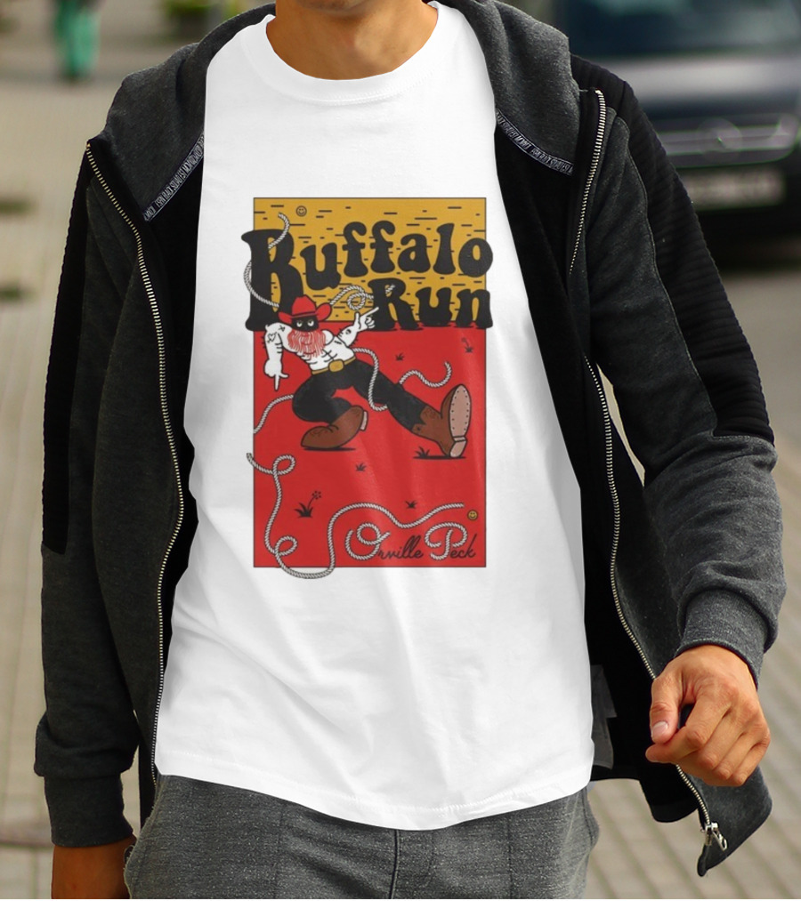 Buffalo Run Orville Peck Rope Cowboy Red Hat Boots T-Shirt