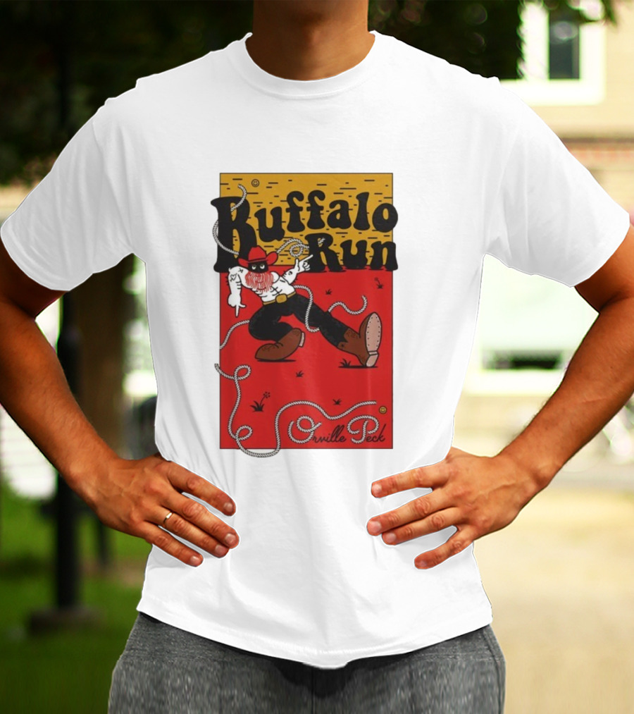 Buffalo Run Orville Peck Rope Cowboy Red Hat Boots T-Shirt