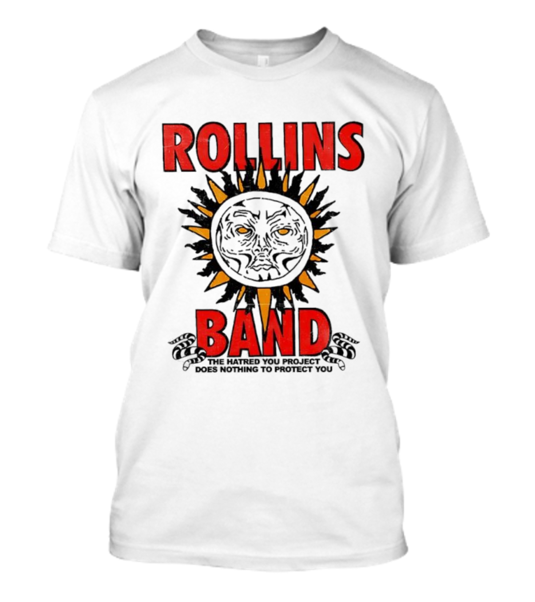 Rollins Band The End Of Silence Sun Symbol The Hatred You Project Does Nothing To Protect You T-Shirt