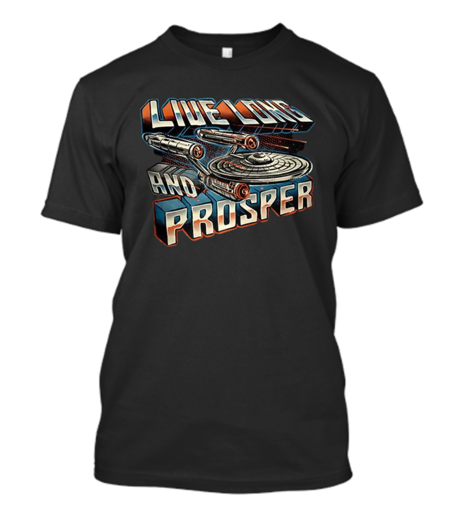 Live Long And Prosper Starship Adventure Journey T-Shirt