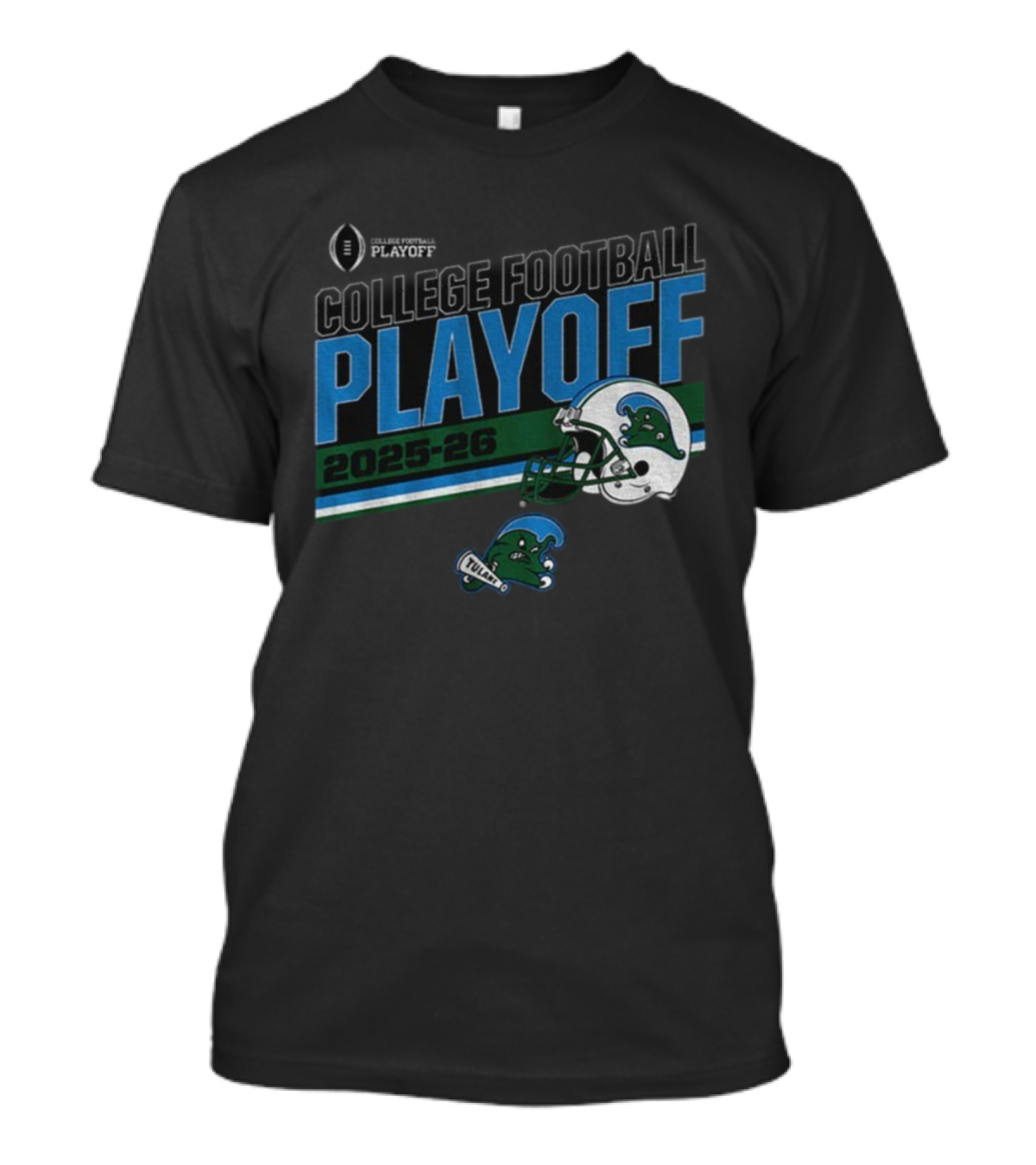 Tulane Green Wave College Football Playoff 2025-26 CFP T-Shirt
