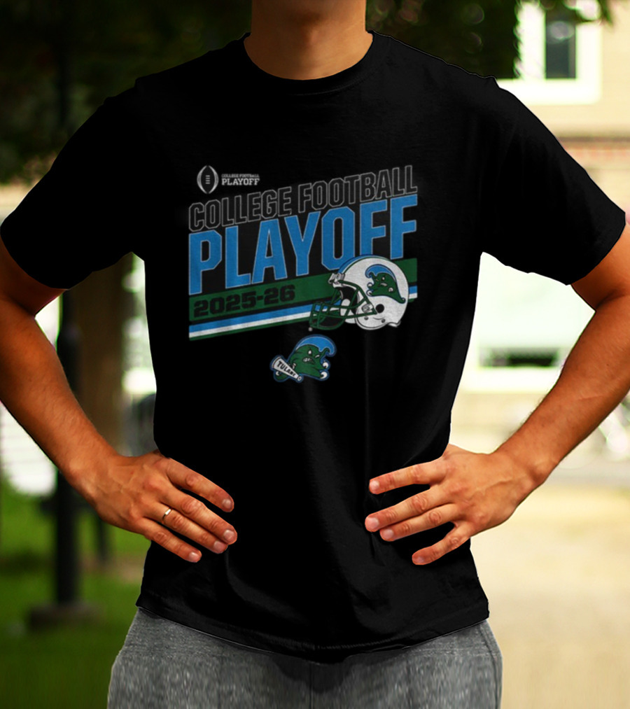 Tulane Green Wave College Football Playoff 2025-26 CFP T-Shirt