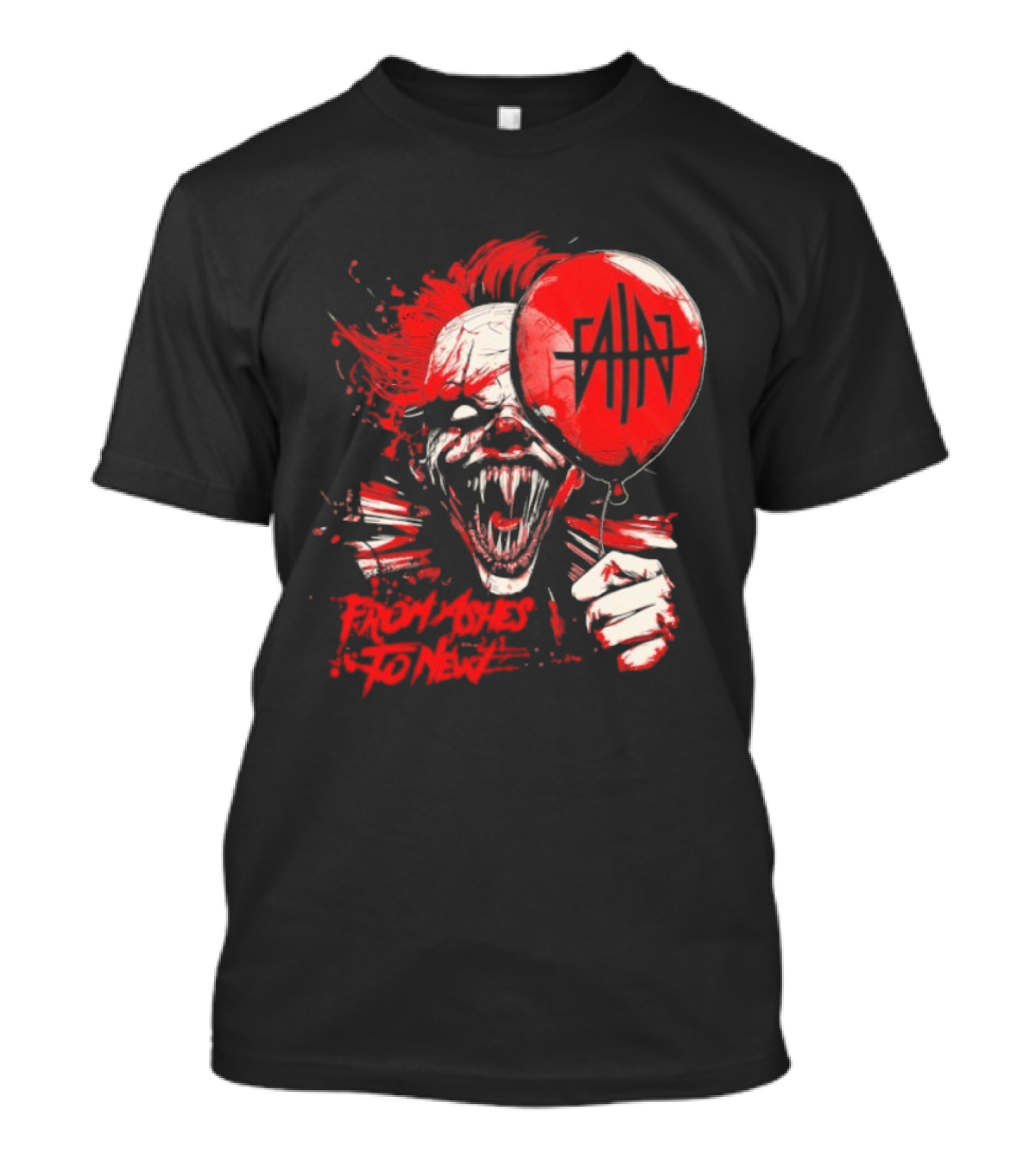 From Ashes To New Pennywise Balloon Fan Art T-Shirt