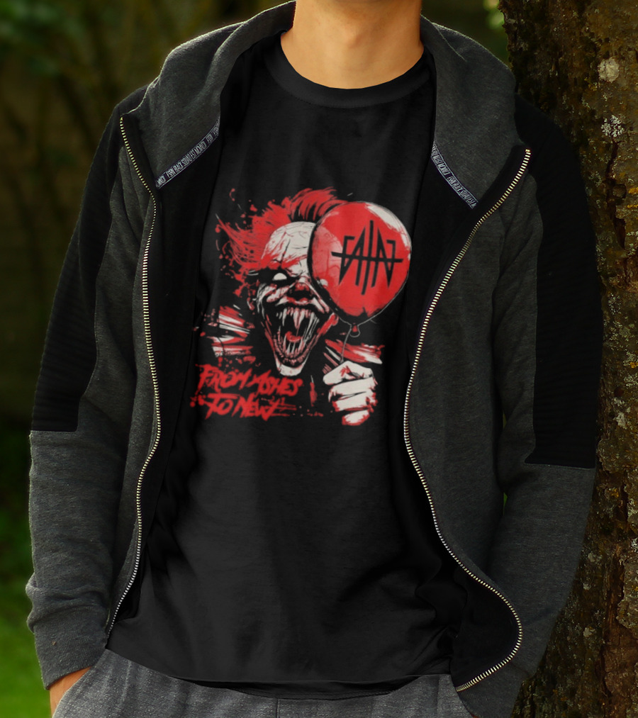 From Ashes To New Pennywise Balloon Fan Art T-Shirt