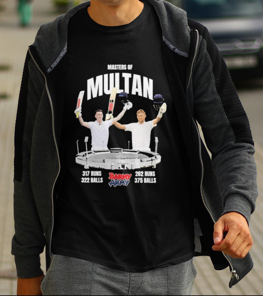 Barmy Army Masters Of Multan 357 Runs 202 Balls 206 Runs 376 Balls T-Shirt