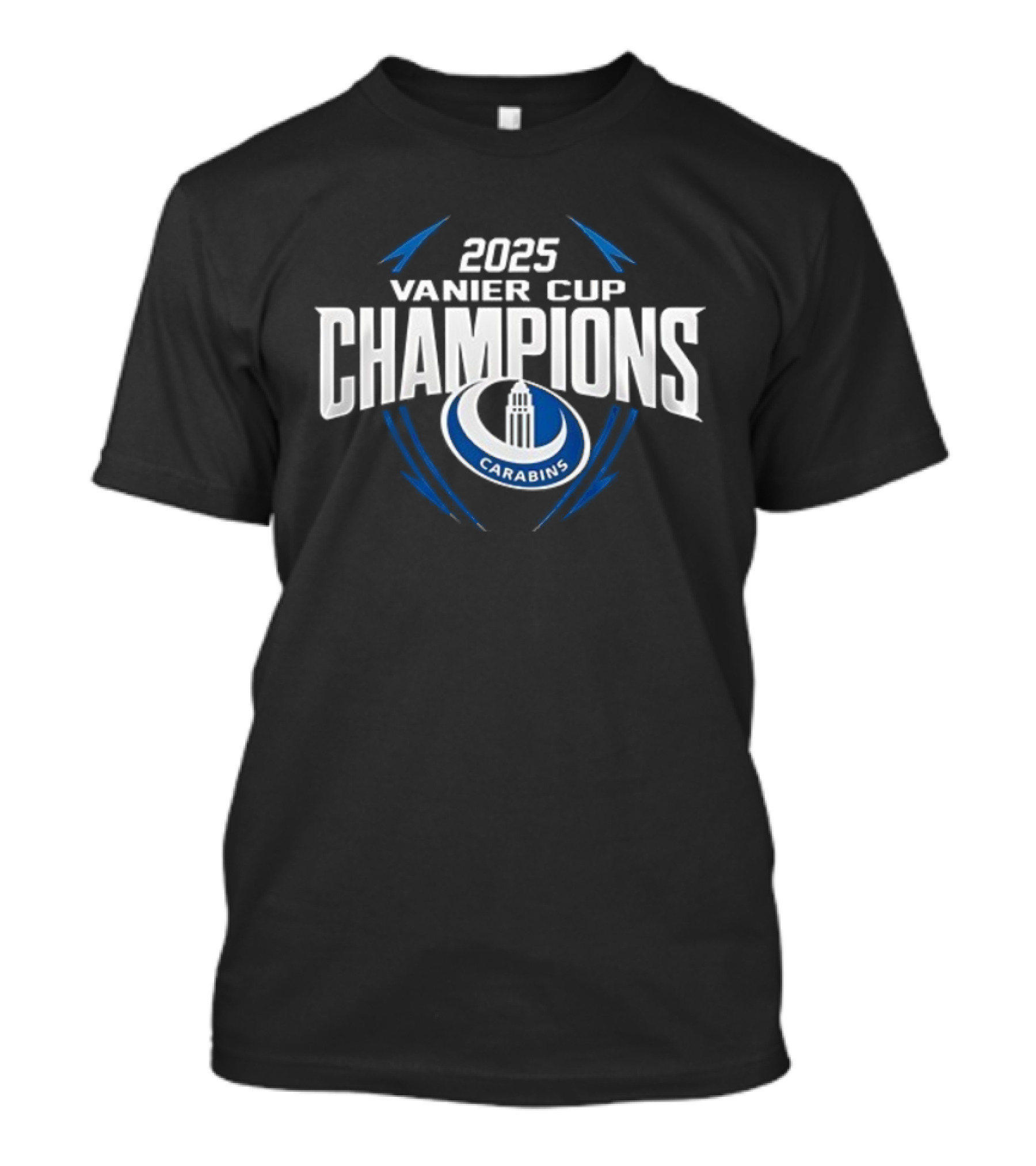 2025 Montreal Carabins Vanier Cup Champions T-Shirt