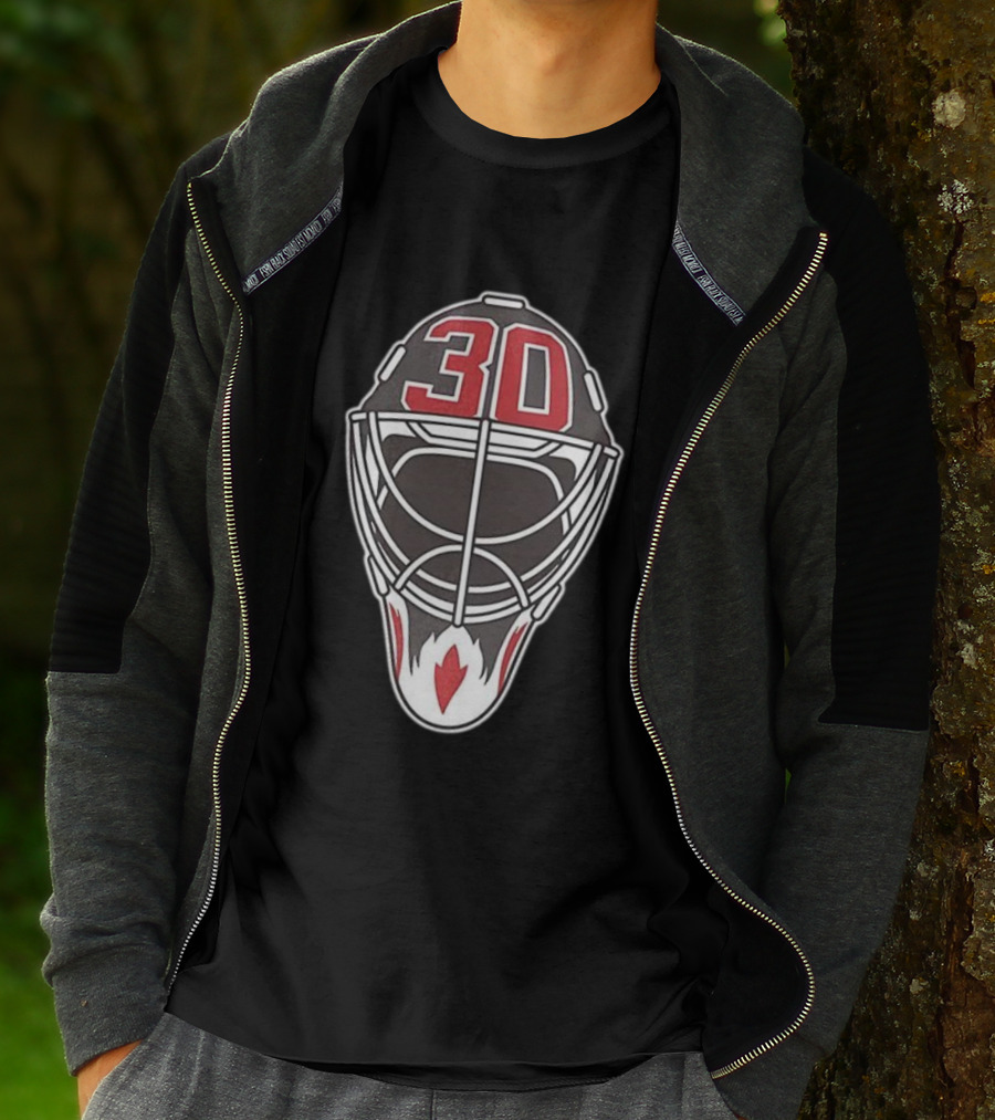 New Jersey Devils Number 30 Goalie Mask T-Shirt