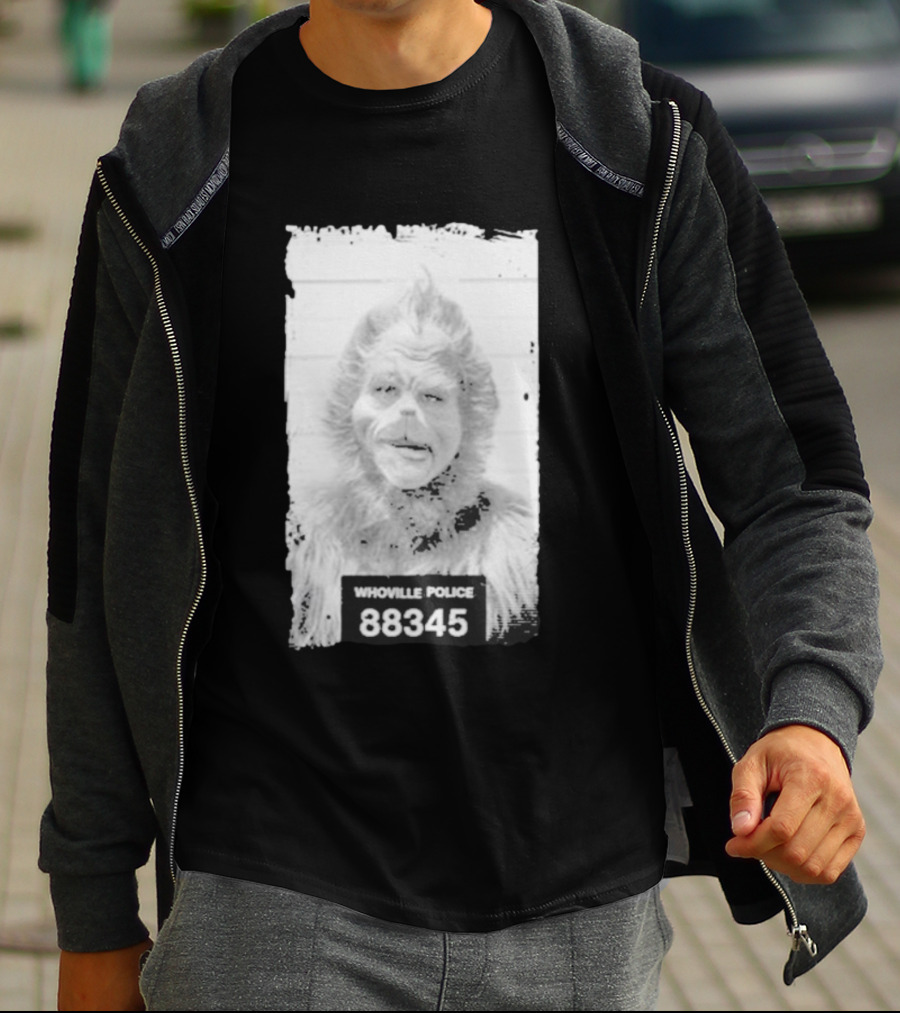 Whoville Police 88345 Shot Grinch Christmas Character T-Shirt