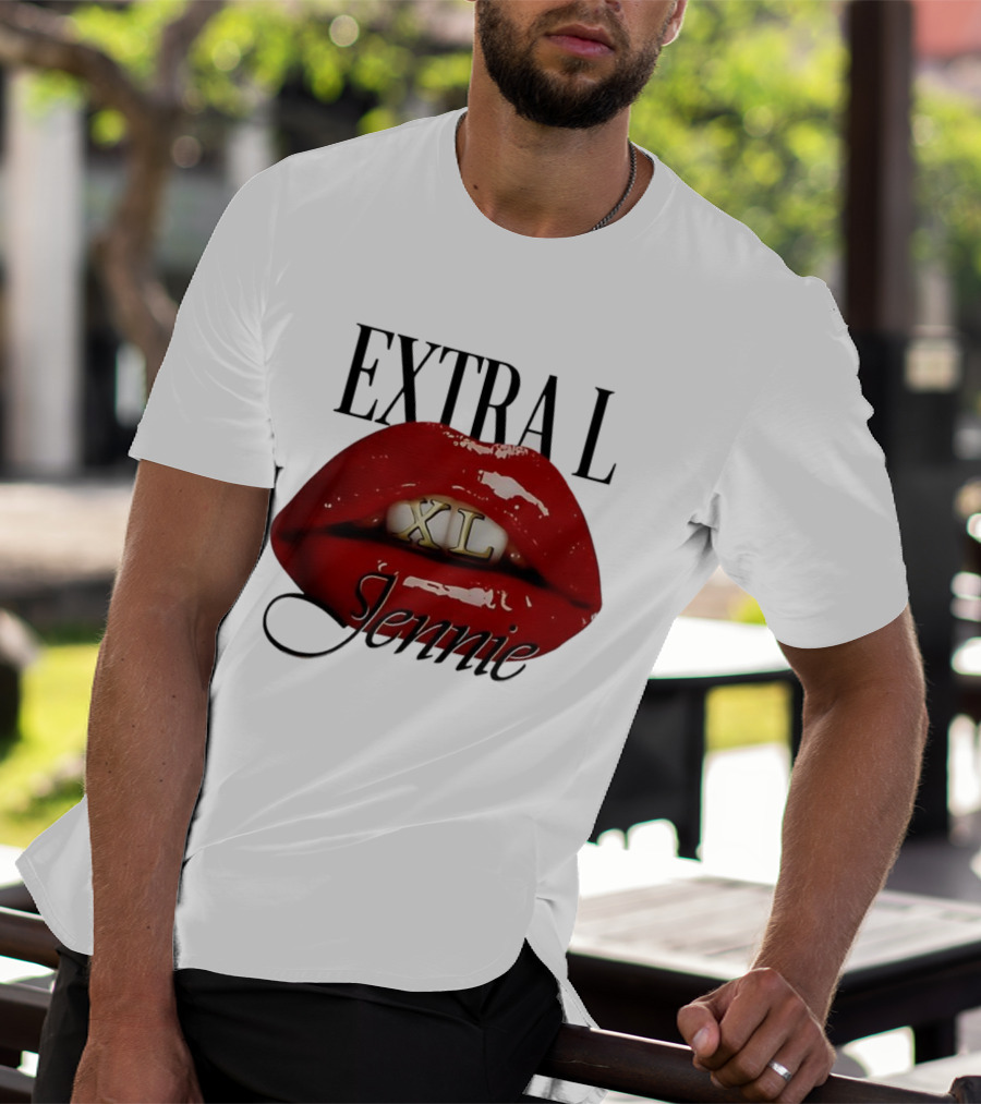 Extral XL Jennie Lips Music Lover T-Shirt