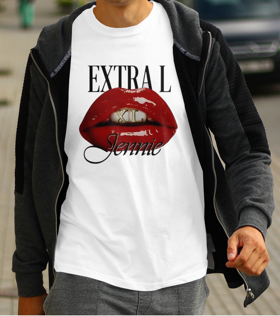 Extral XL Jennie Lips Music Lover T-Shirt