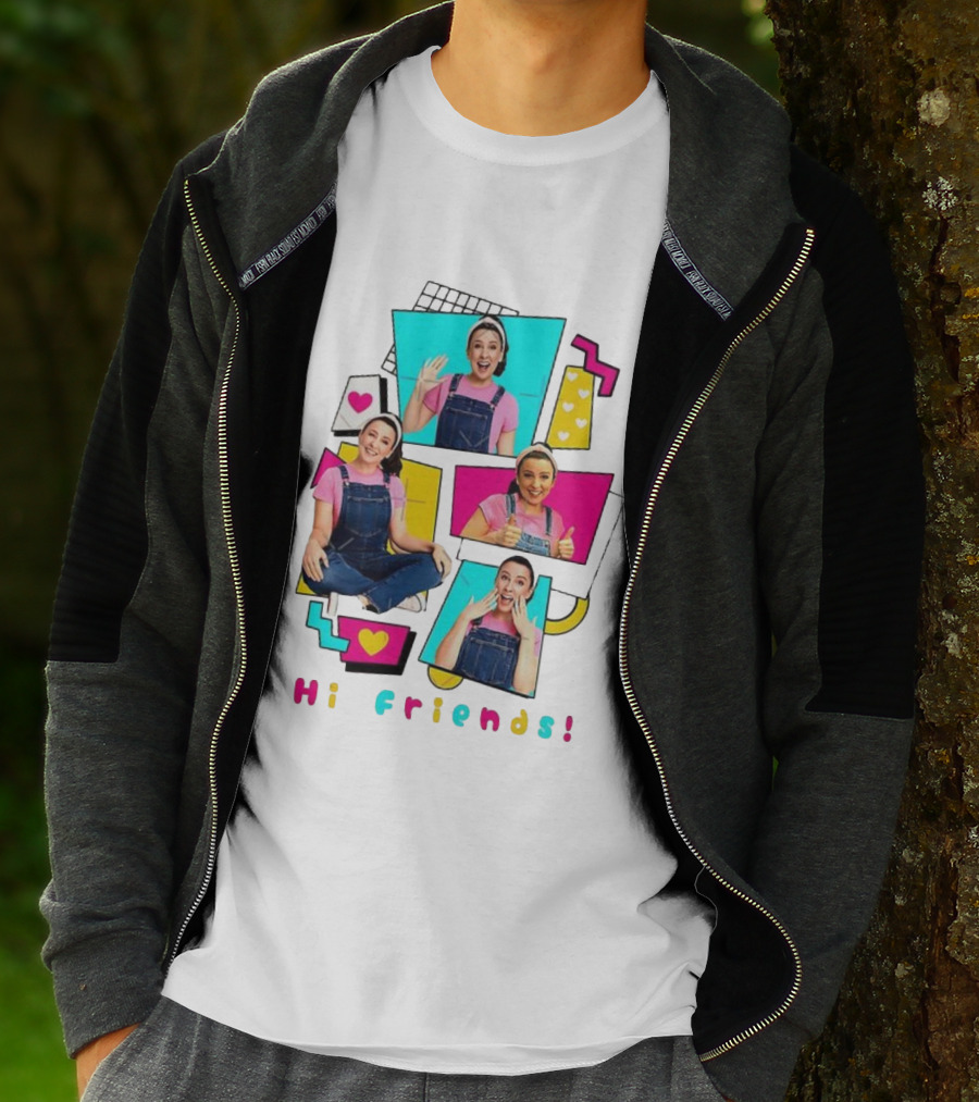 Hi Friends Ms. Rachel 80’s Vibe Retro Style T-Shirt