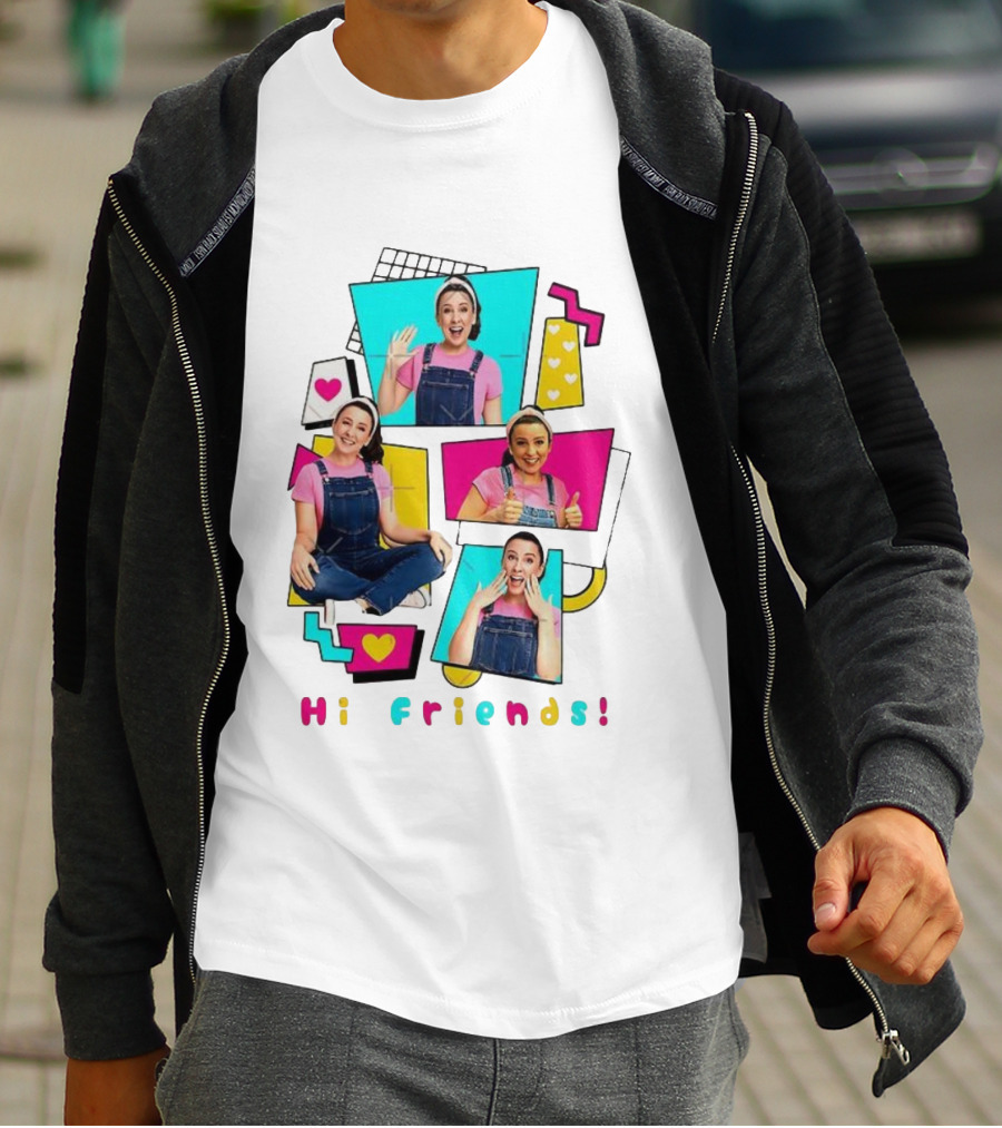 Hi Friends Ms. Rachel 80’s Vibe Retro Style T-Shirt