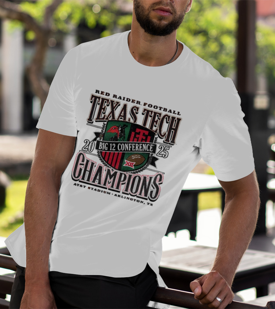 Texas Tech Red Raiders Football 2025 Champions Arlington TX T-Shirt