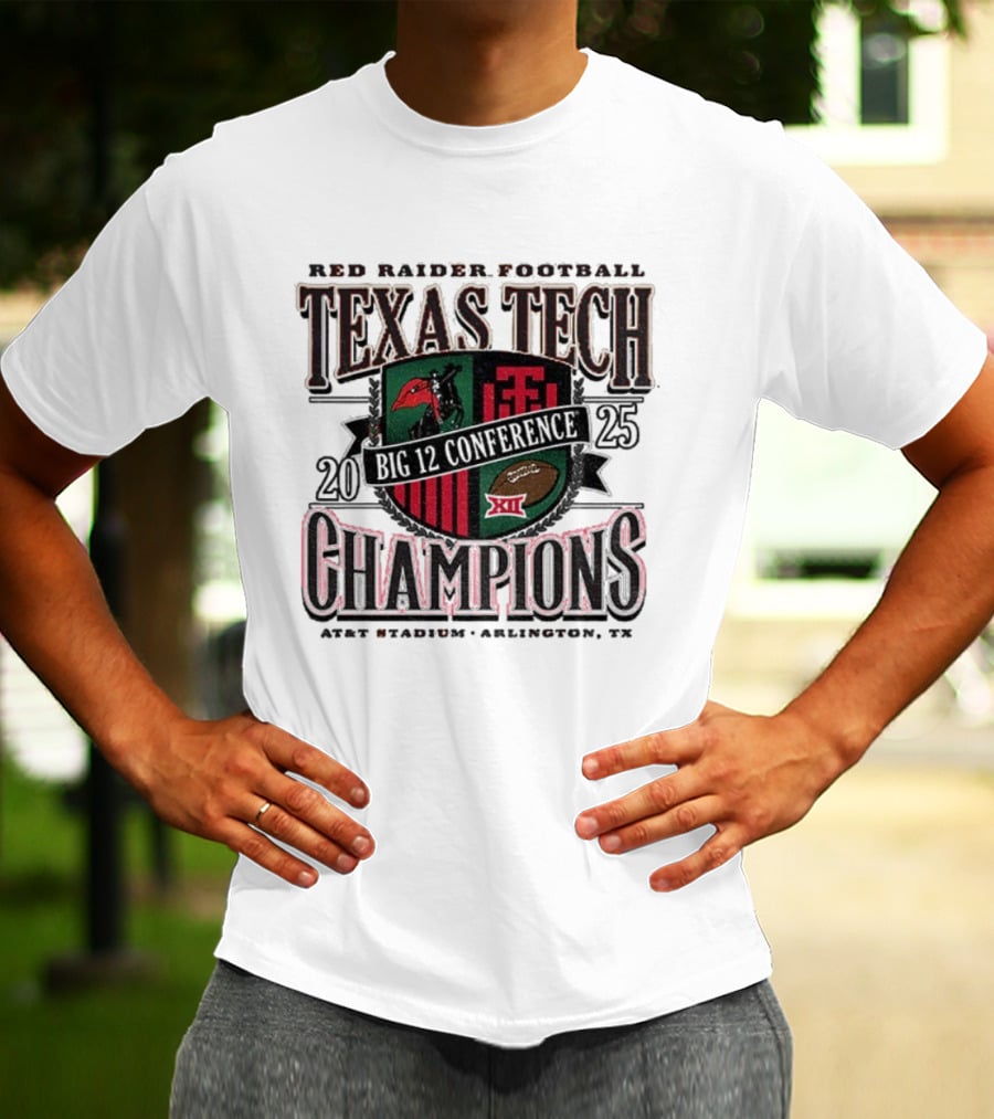 Texas Tech Red Raiders Football 2025 Champions Arlington TX T-Shirt