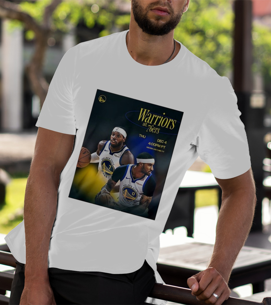 Warriors At 76ers Thu Dec 4 4:00 PM PT NBA TV T-Shirt
