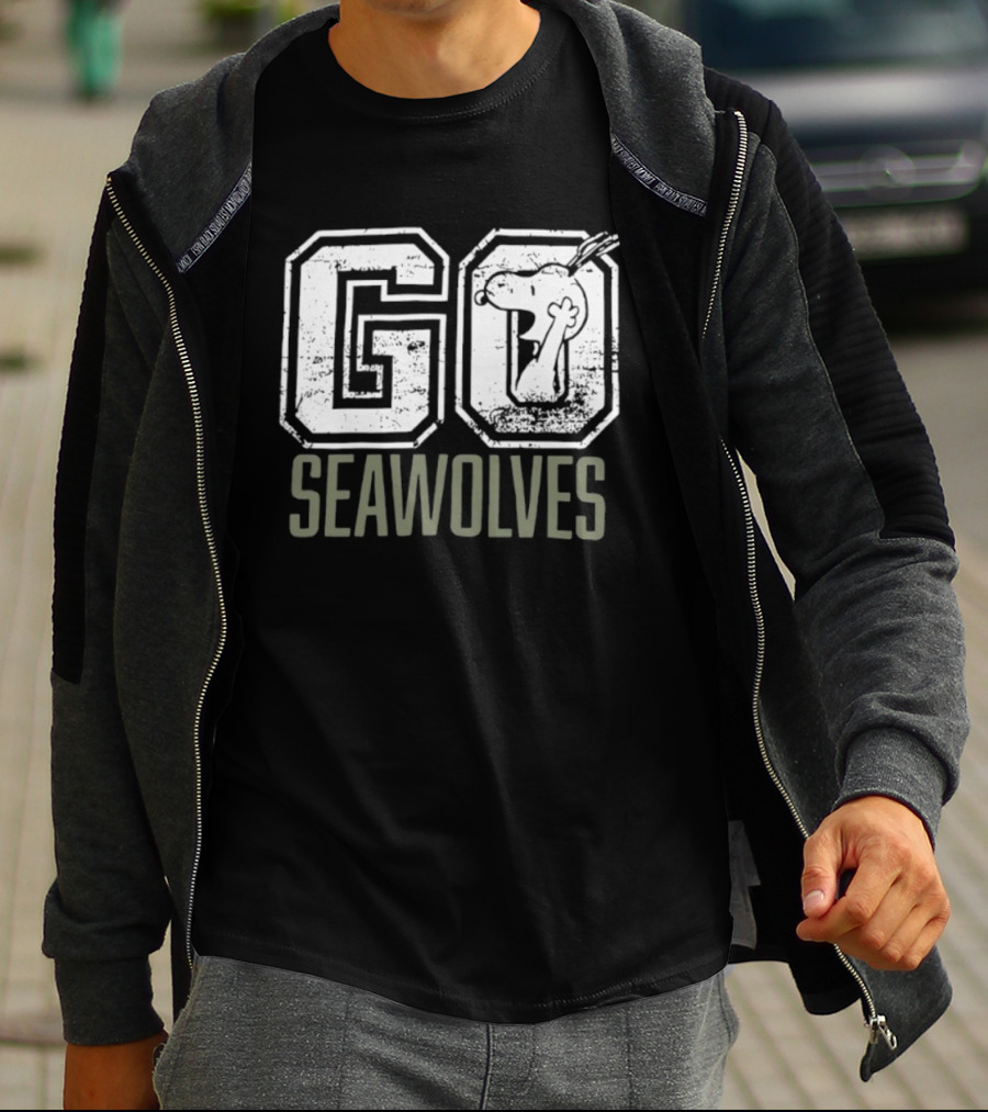 Go Seawolves Snoopy T-Shirt