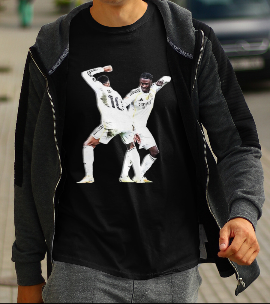 Kylian Mbappé Eduardo Camavinga Real Madrid Celebration T-Shirt