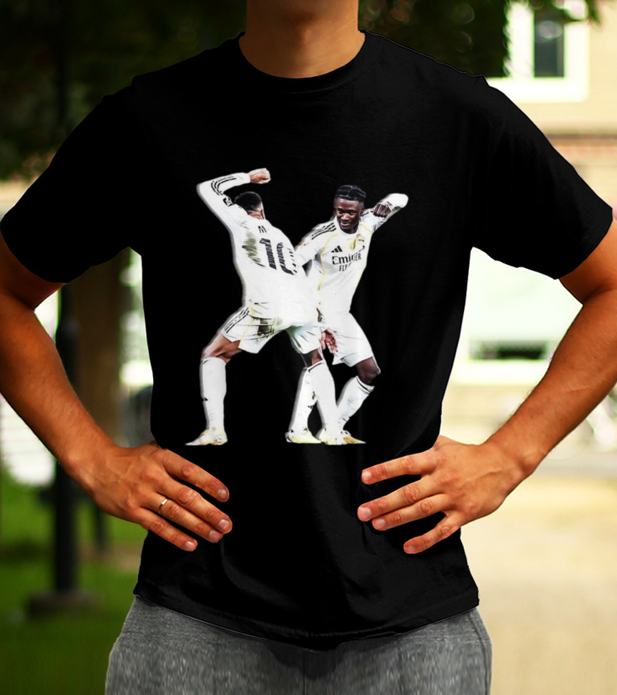 Kylian Mbappé Eduardo Camavinga Real Madrid Celebration T-Shirt
