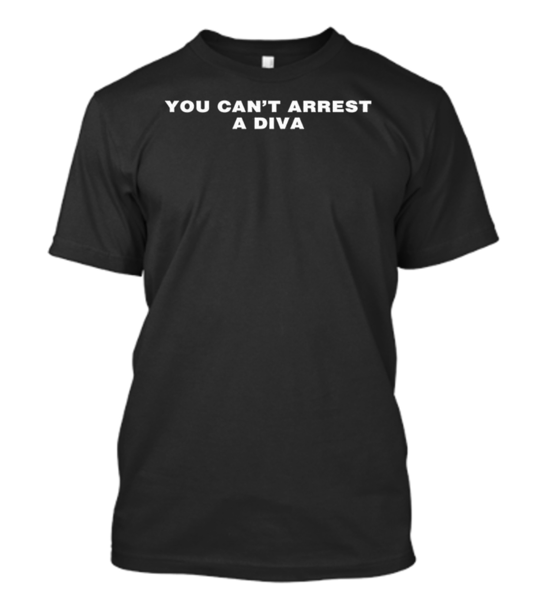 You Can’t Arrest A Diva Bold Statement T-Shirt