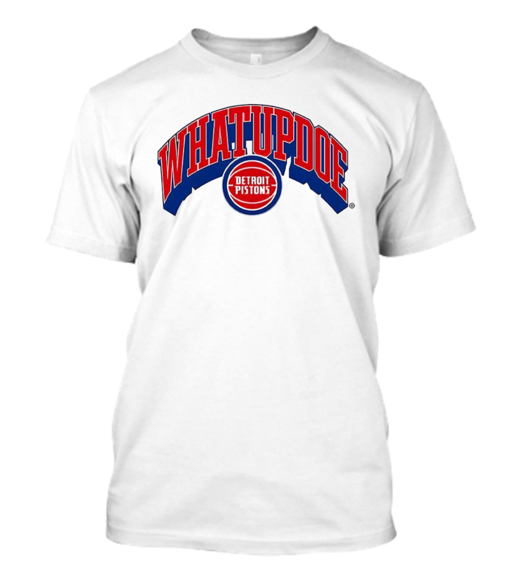 Whatupdoe Detroit Pistons Basketball T-Shirt