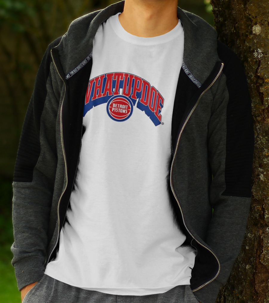 Whatupdoe Detroit Pistons Basketball T-Shirt