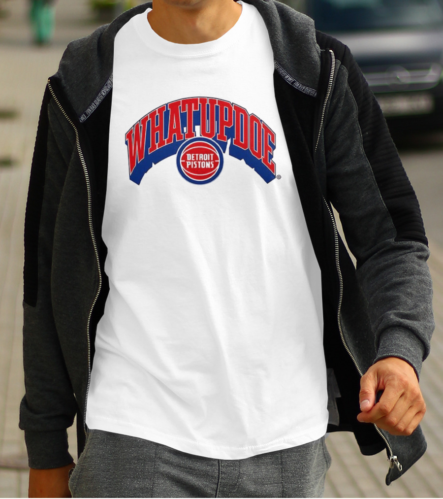 Whatupdoe Detroit Pistons Basketball T-Shirt
