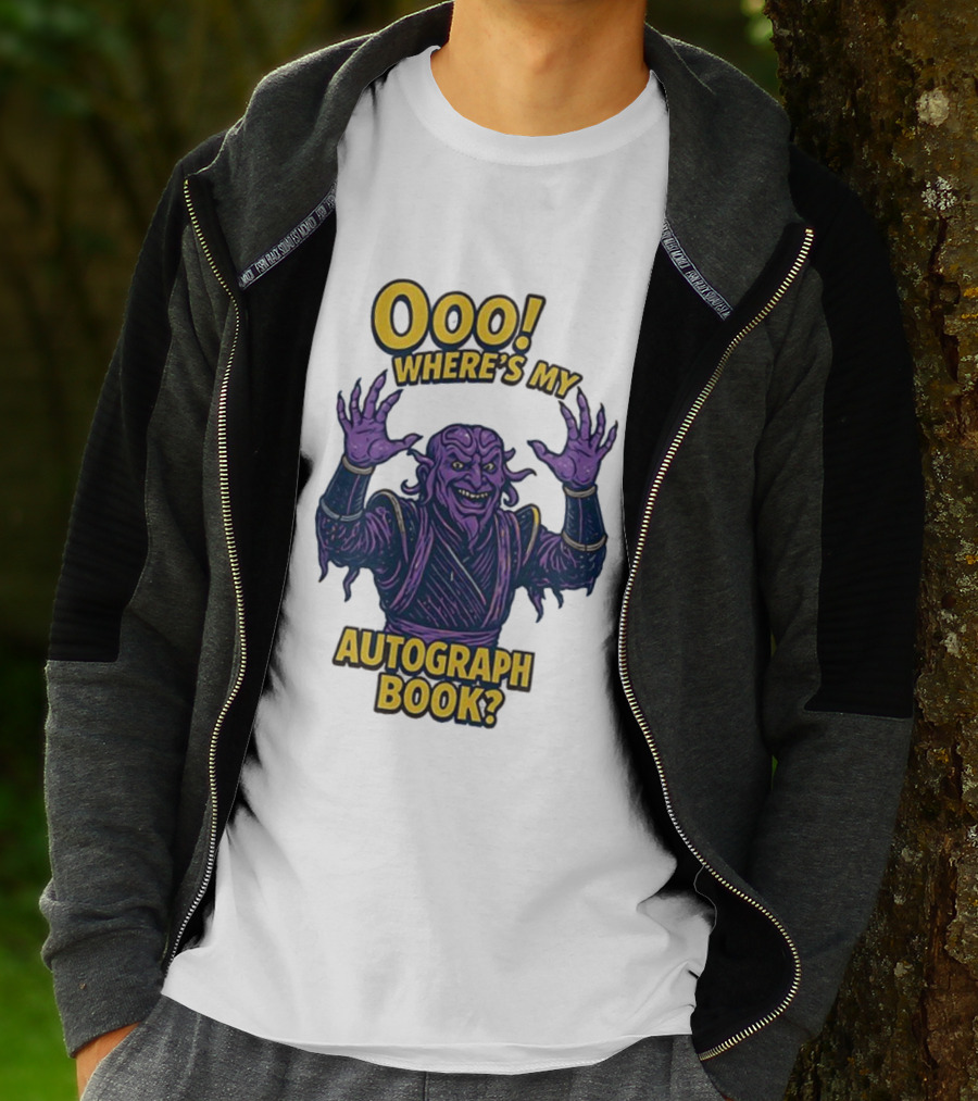 Ivan Ooze Ooo Where's My Autograph Book T-Shirt