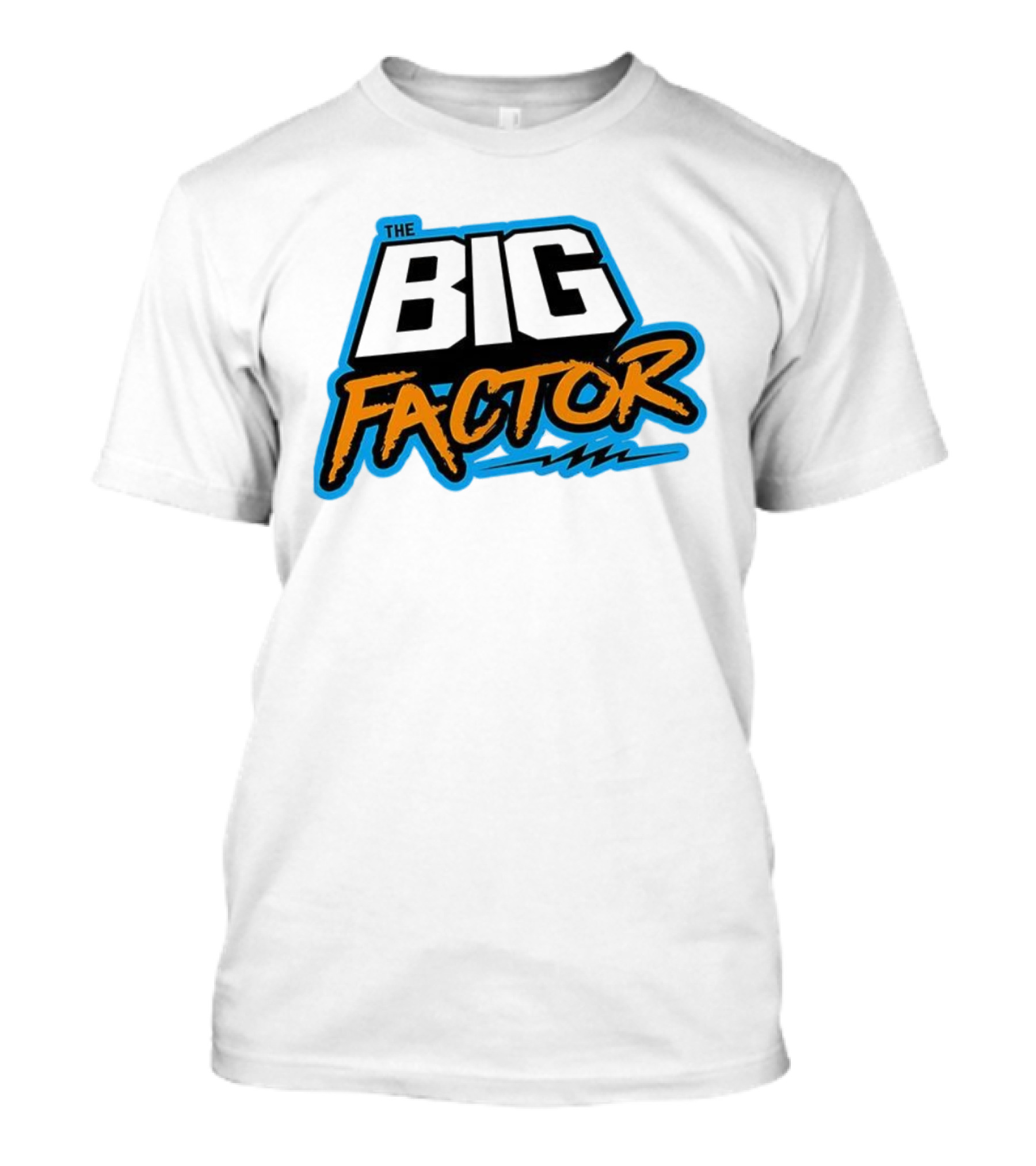 The Big Factor Text With Lightning Bolt Icon T-Shirt