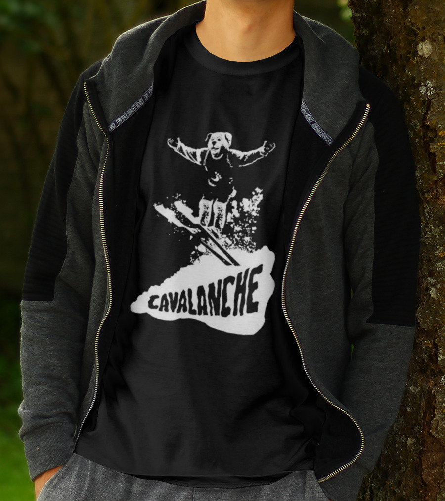 Cleveland Cavaliers Cavalanche Moondog Ski Mascot Adventure T-Shirt