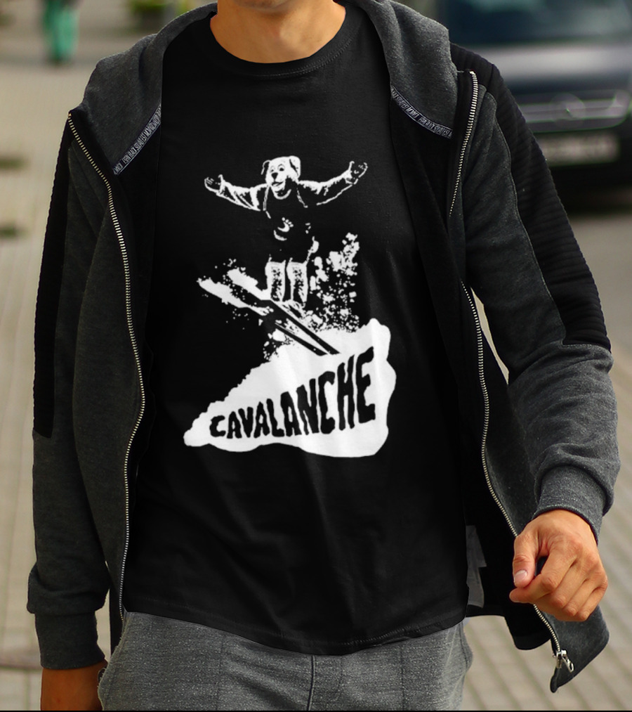 Cleveland Cavaliers Cavalanche Moondog Ski Mascot Adventure T-Shirt