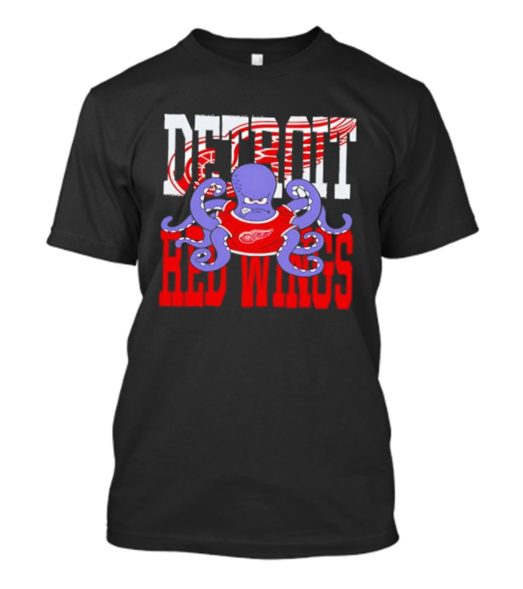 Detroit Red Wings Octopus Hockey Fan Apparel T-Shirt
