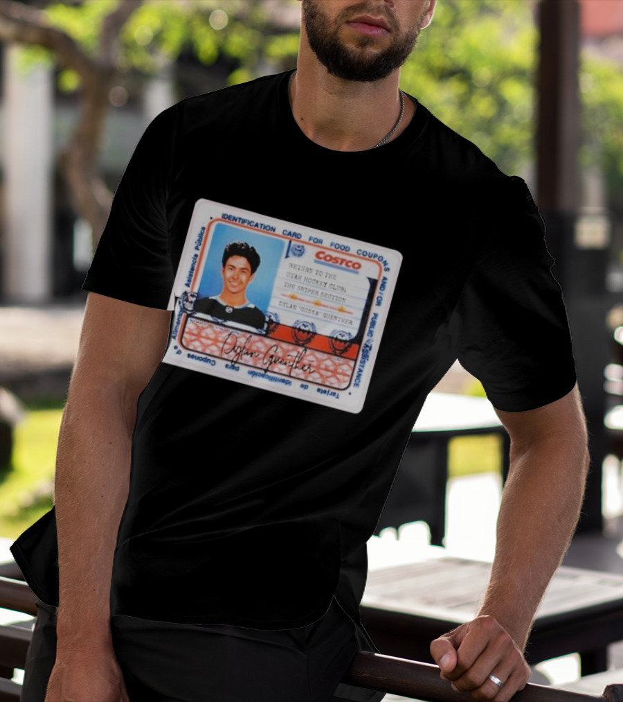 Dylan Guenther Costco Identification Return Utah Hockey Club Sniper Section T-Shirt