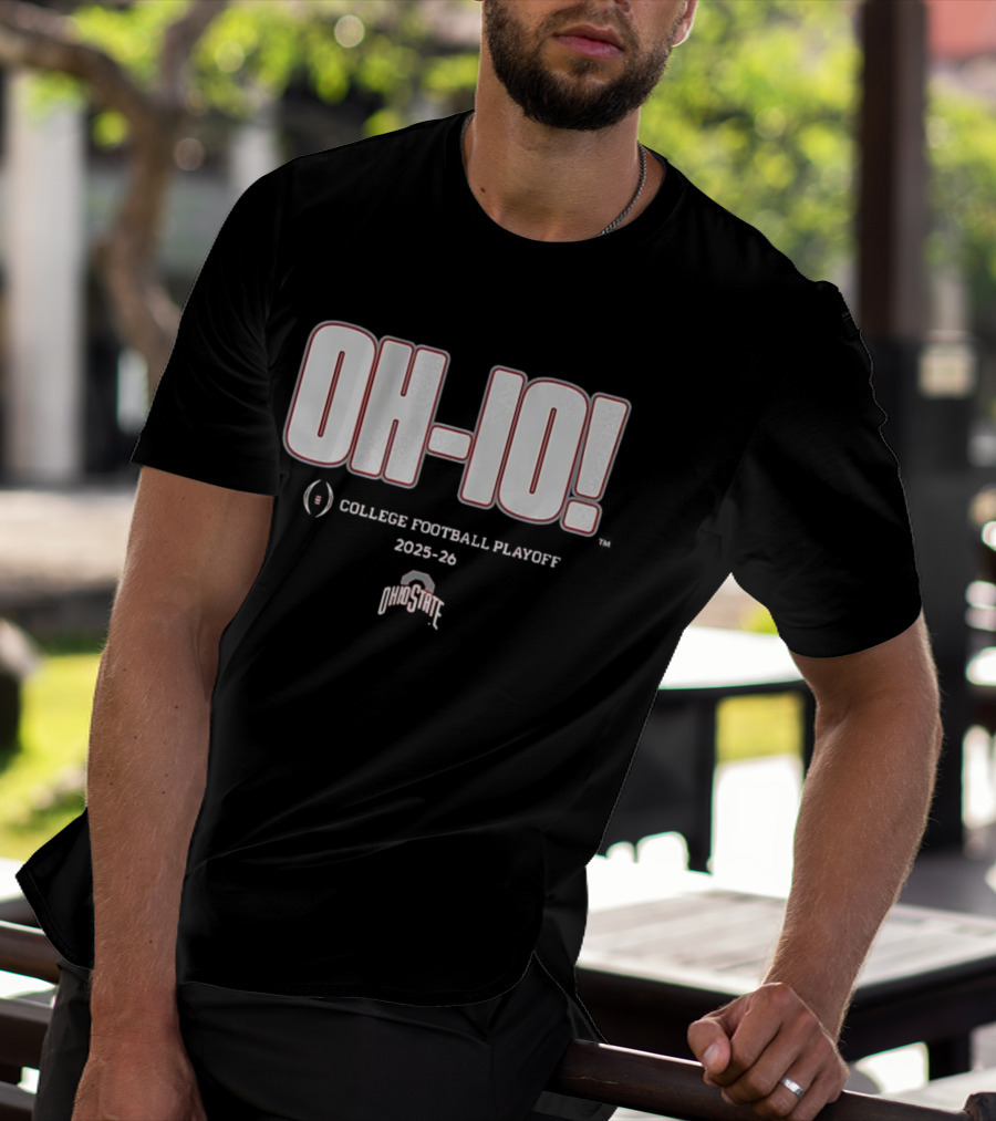 OH-IO College Football Playoff 2025-26 Ohio State Buckeyes T-Shirt