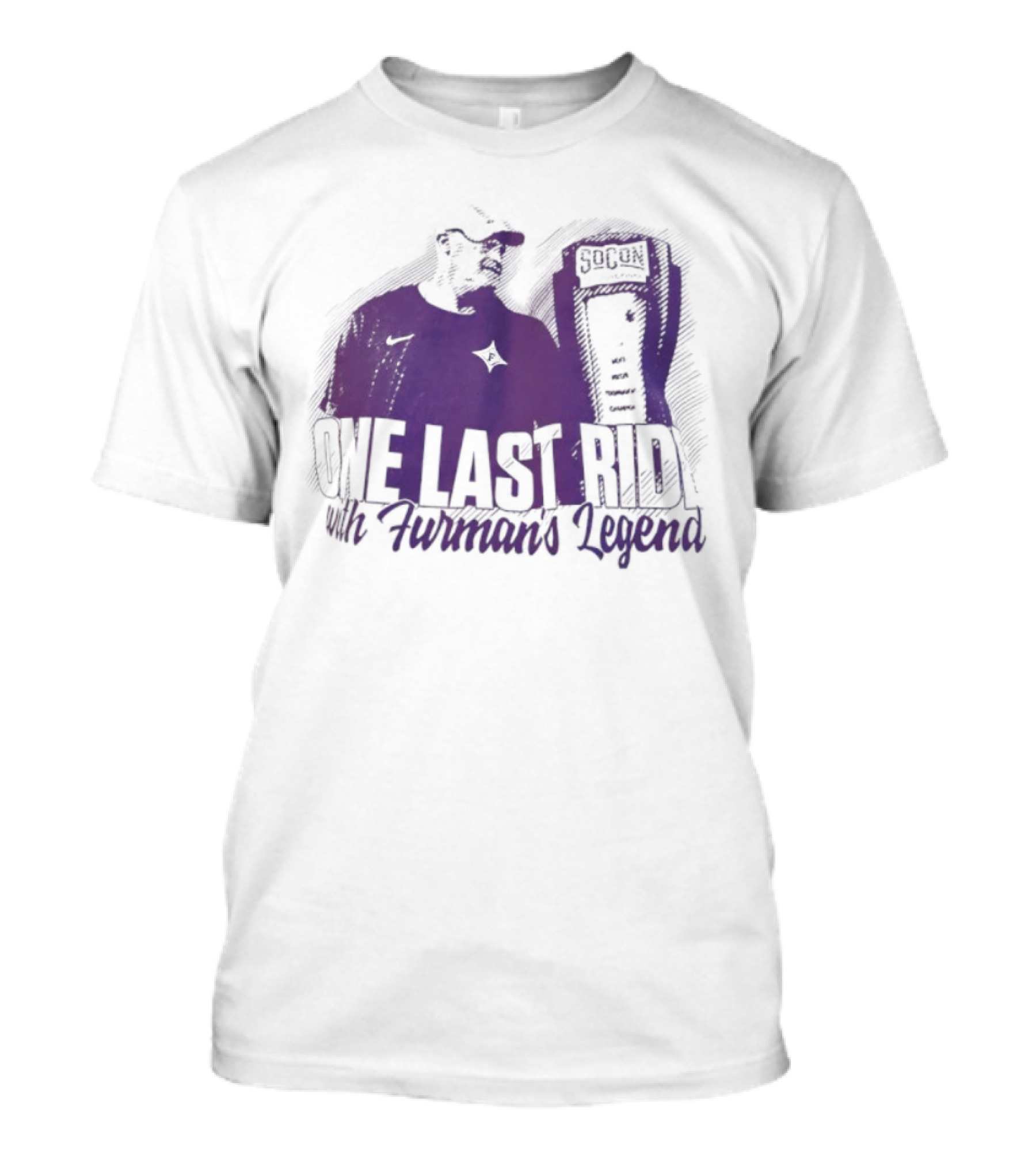 Furman Paladins Football One Last Ride With Furman’s Legend SoCon Championship Icon T-Shirt
