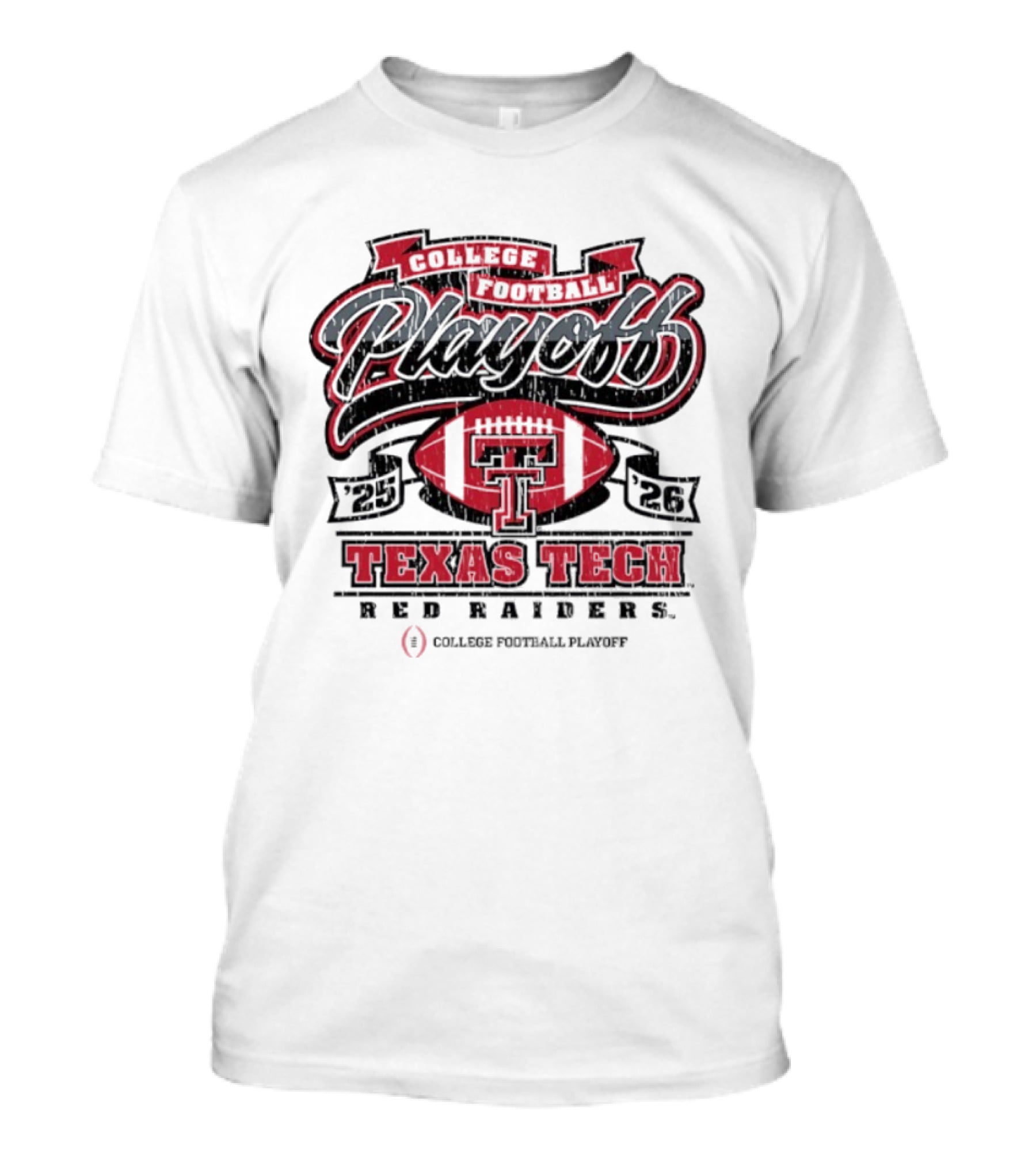 Texas Tech Red Raiders College Football Playoff Retro 2025 2026 T-Shirt