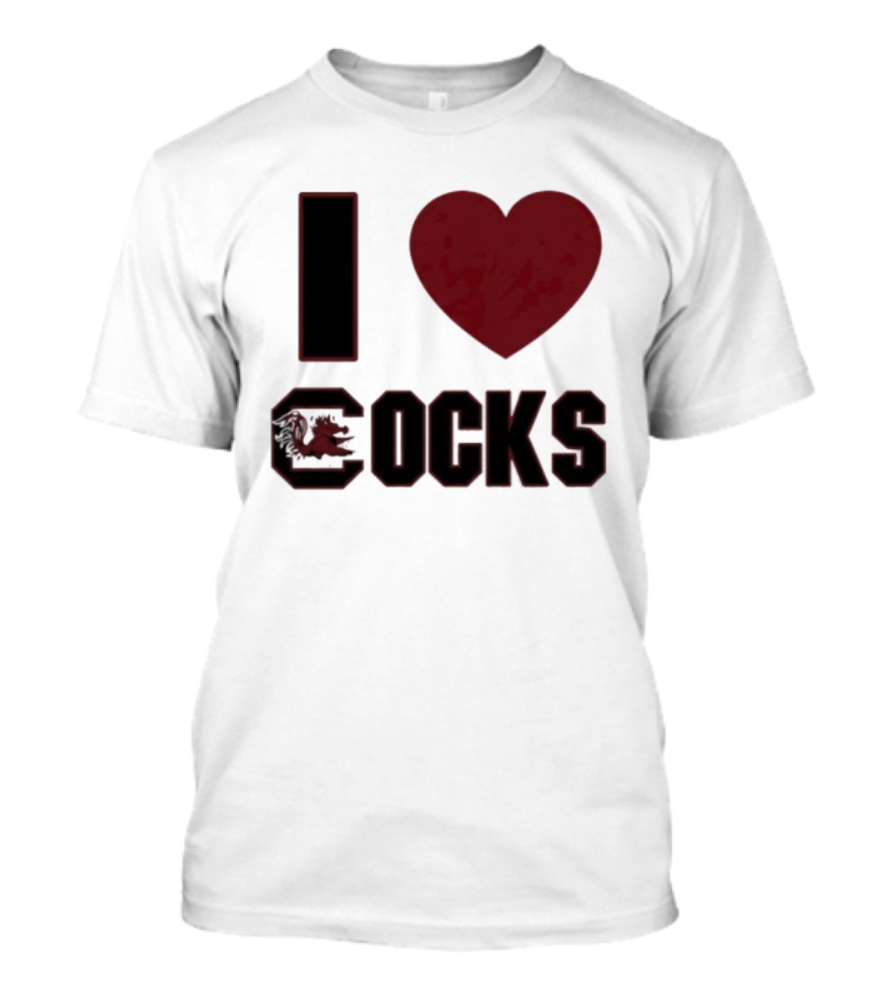 South Carolina Gamecocks I Heart Cocks T-Shirt