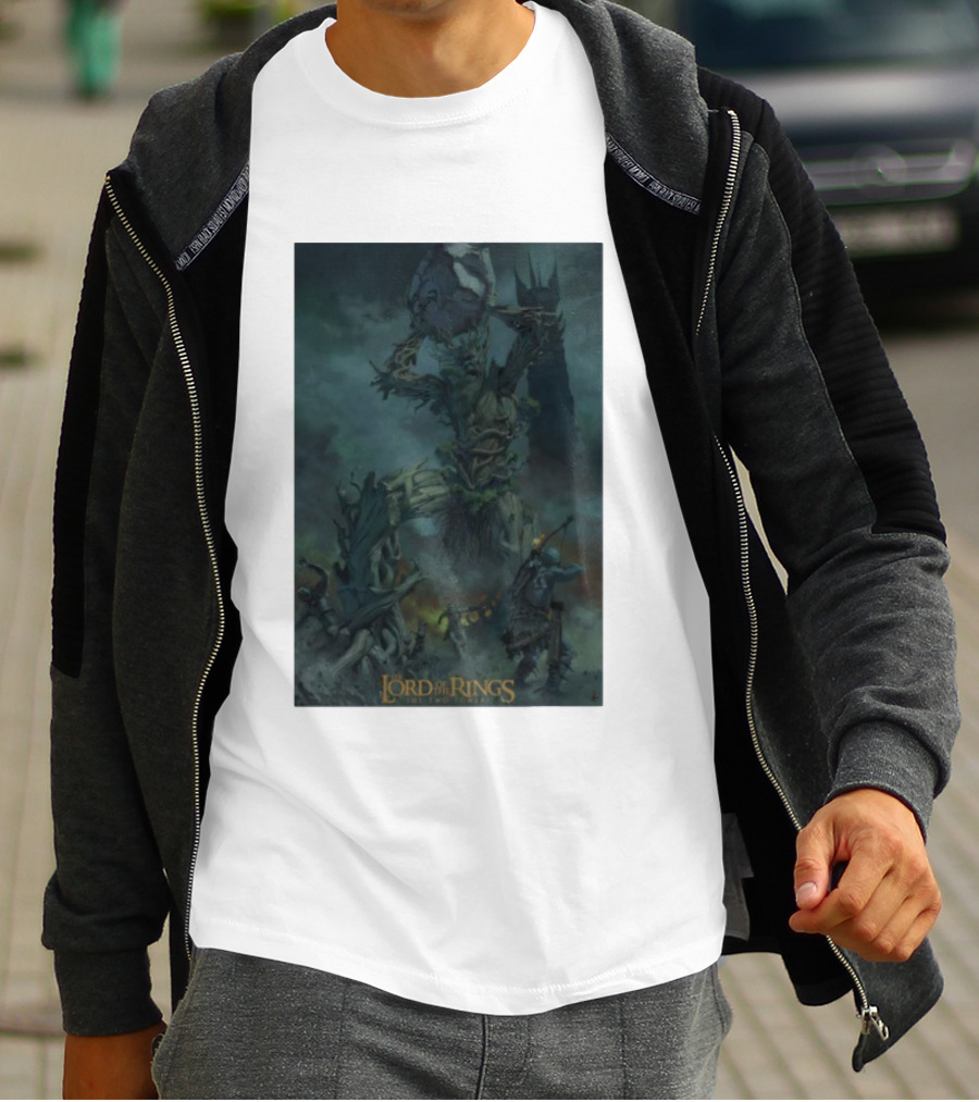Lord Of The Rings The Two Towers Ent Battle Tolkien T-Shirt