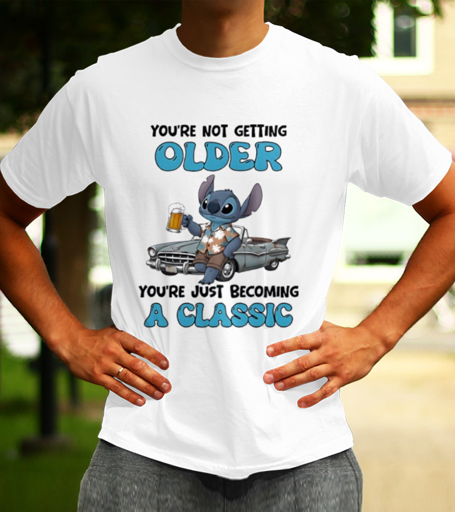 Stitch You're Not Getting Older You're Just Becoming A Classic Popsicle Outfit T-Shirt