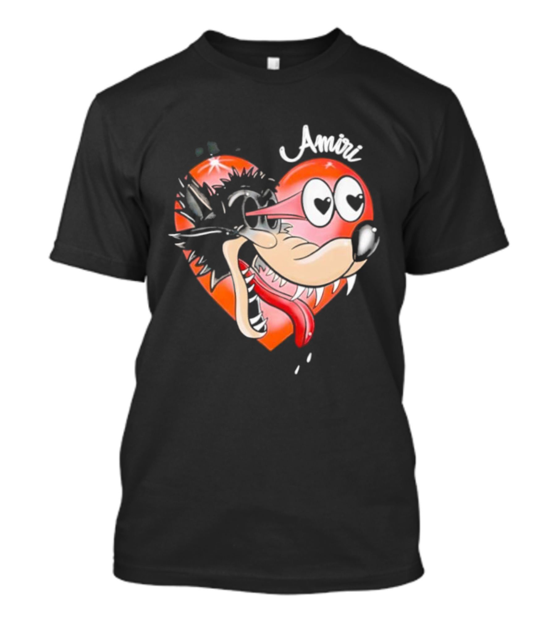 Amiri Hopeless Romantic Heart Cartoon Animation T-Shirt
